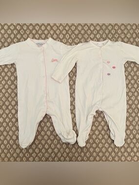 Nellapima & Lyda Baby Footed One-Pieces  - Soft Cotton